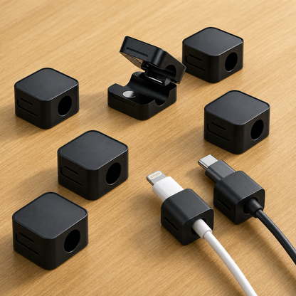 MAGNETIC CABLE ORGANIZER CLIPS  3 pieces