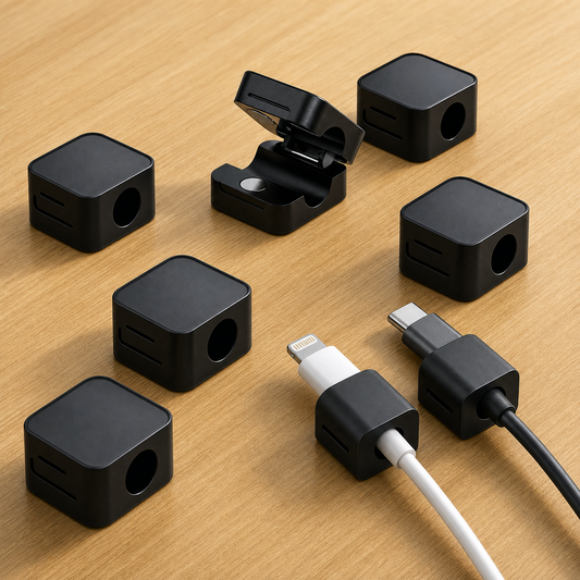 MAGNETIC CABLE ORGANIZER CLIPS  3 pieces
